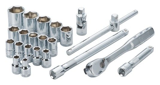 1/2 in. 6-Point Socket Set (22 pc.)