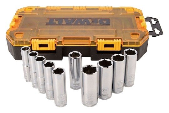 1/2 in. Full Metric Deep Socket Set in Toughbox (110 pc.)