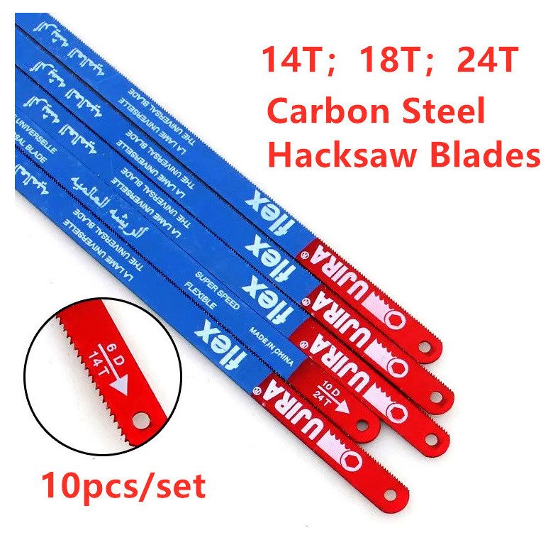 10 in High Carbon Steel Hacksaw Blade 24T