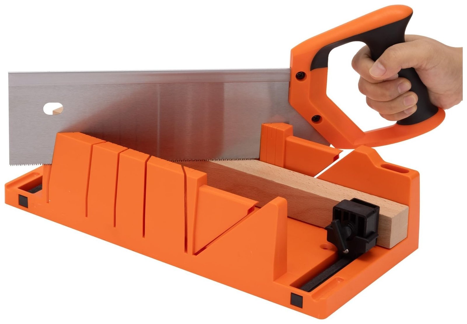 11 in Miter Box with Saw