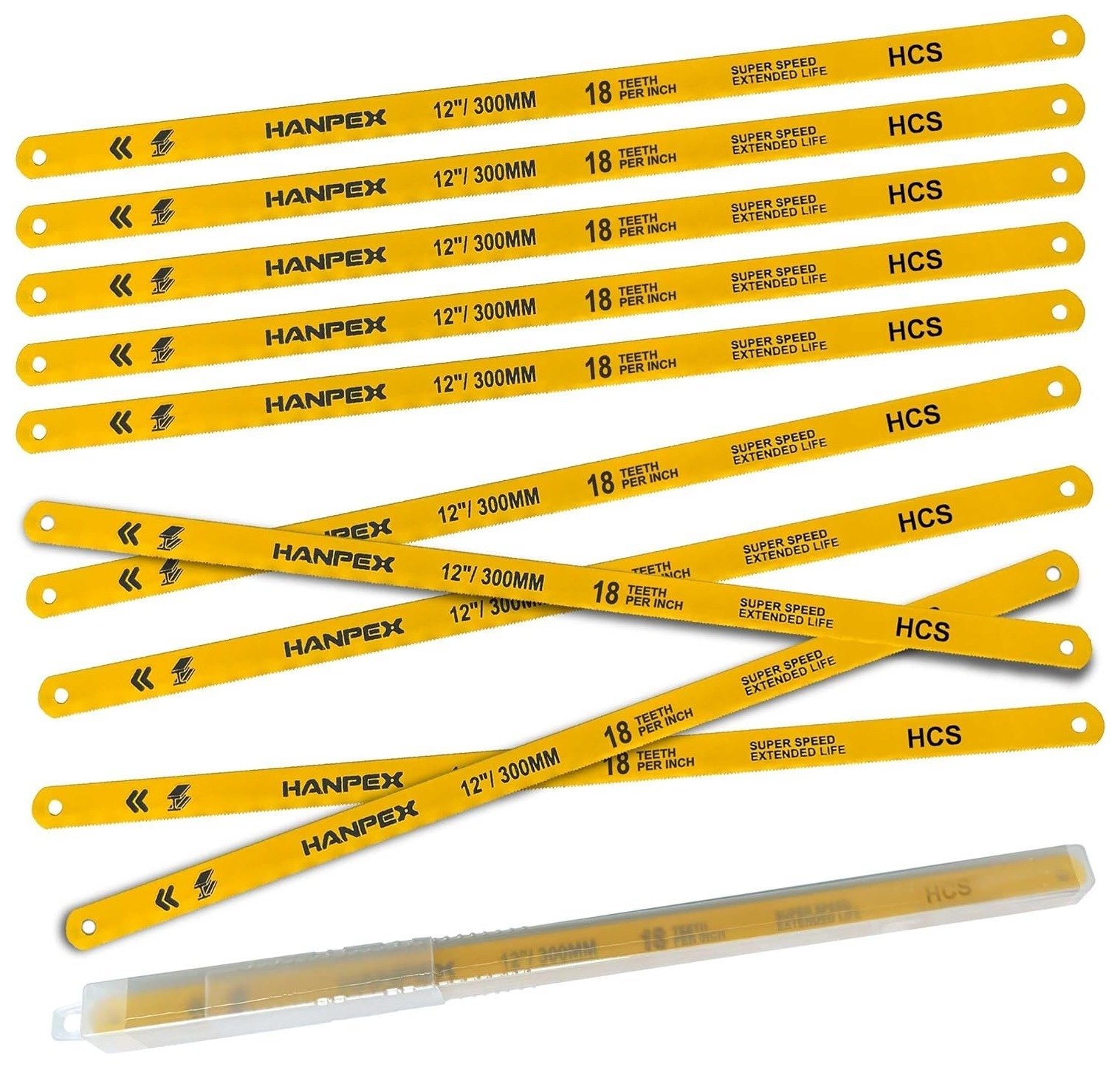 12 in x 18 TPI High Speed Steel Hacksaw Blade