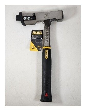 15 oz STANLEY FATMAX Anti-Vibe Shingler Hammer with Blade