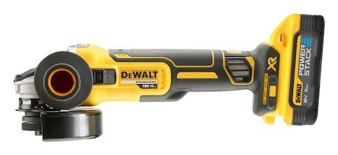 18V XR Brushless 125mm Angle Grinder - 2 x POWERSTACK 5Ah