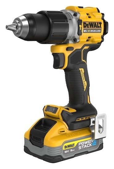 18V XR Brushless Hammer Drill Driver - 2 X 5Ah POWERSTACK Battery