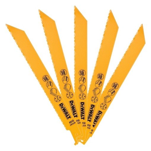 203mm 6 TPI (Wood) Bi-Metal Reciprocating Blade (5 Pk)