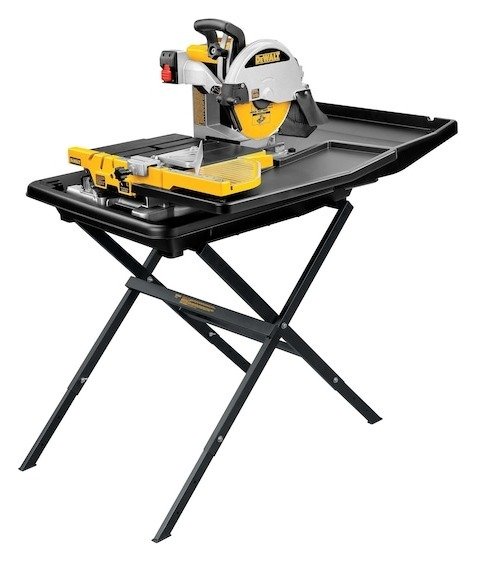 250mm Slide Table Wet Tile Saw &amp; Leg Stand