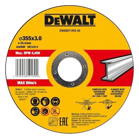400mm x 3mm x 25.4mm Bonded Abrasive METAL Cutting Disc