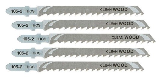 68mm T-Shank HCS Jigsaw Blade Wood (T101DP) (5 Pk)