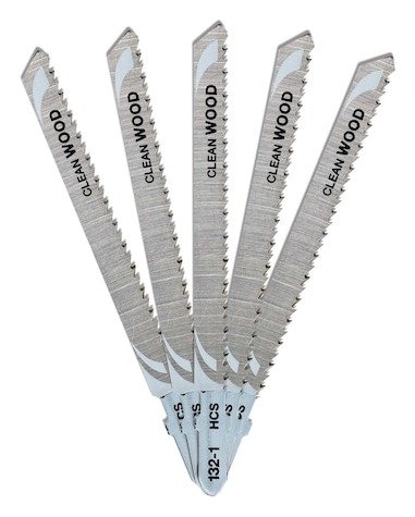 73mm T-Shank HCS Wood Jigsaw Blade (T101BR) (5 Pk)