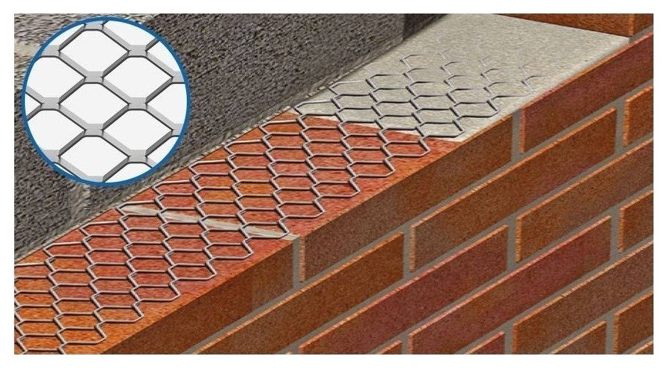 Brick Force Reinforcement Mesh