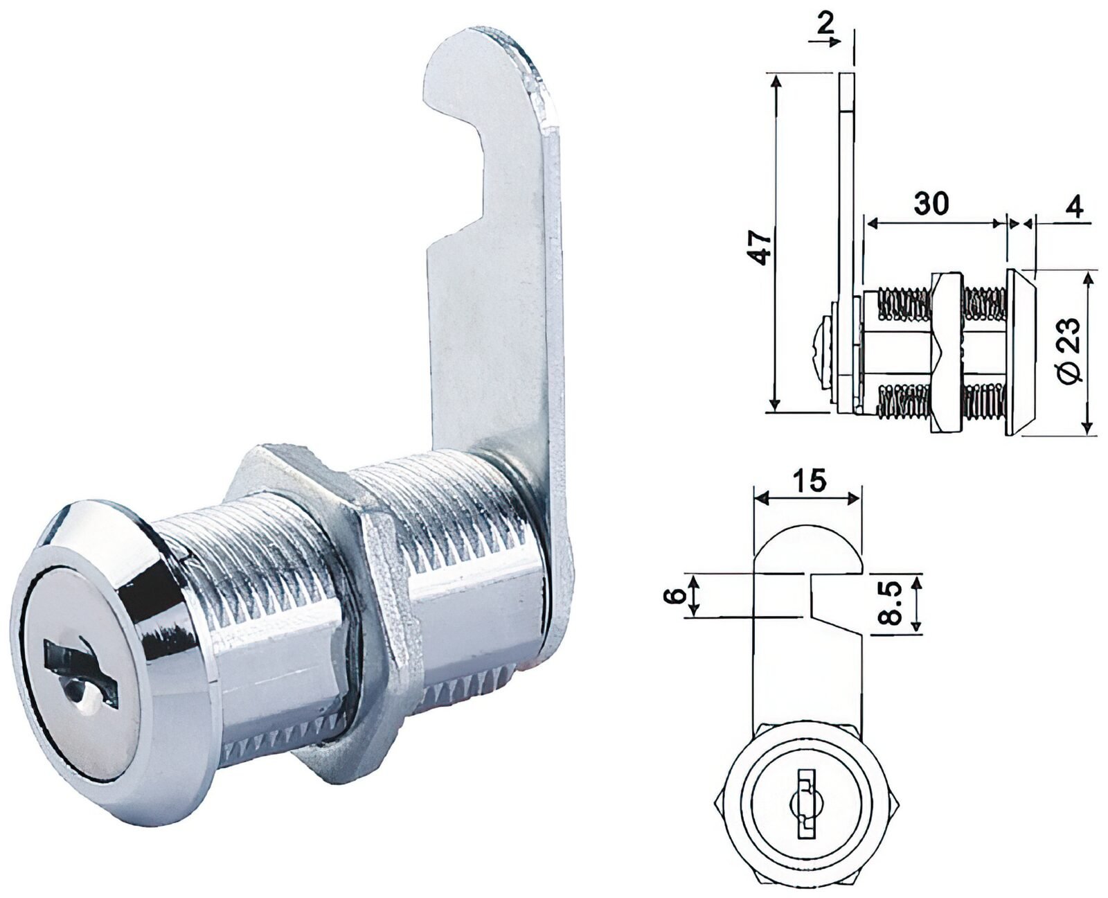 Cam Lock 30mm