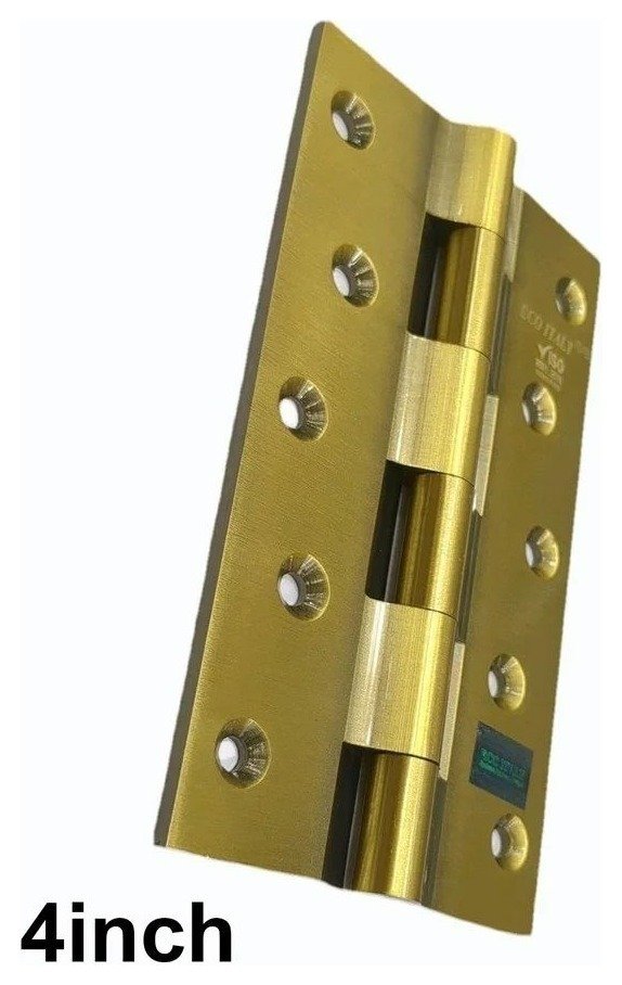 Door Hinge Brass 4in