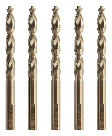 ELITE 10.5mm x 133mm HSS-E Cobalt Alloy Steel Metal Drill Bit (5 Pk)