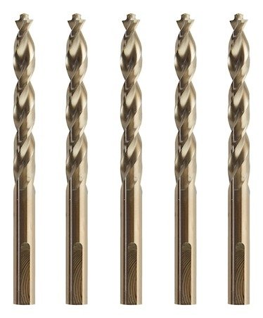 ELITE 11.5mm x 142mm HSS-E Cobalt Alloy Steel Metal Drill Bit (5 Pk)