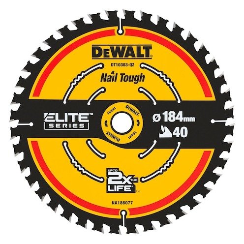 ELITE 184mm x 16mm 40T Circular Saw Blade