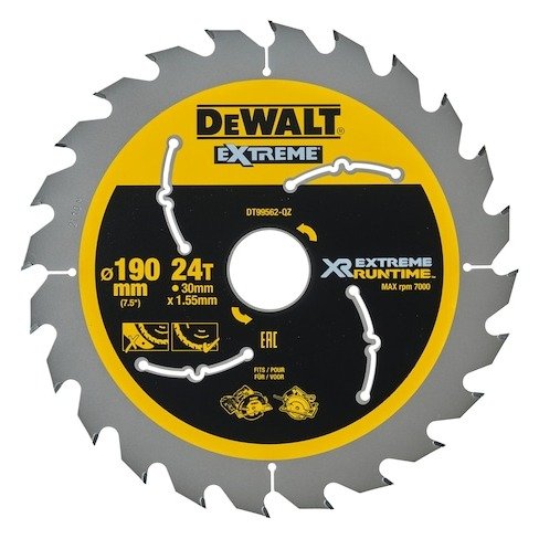 EXTREME RUNTIME 190mm x 30mm 24T Circular Saw Blade