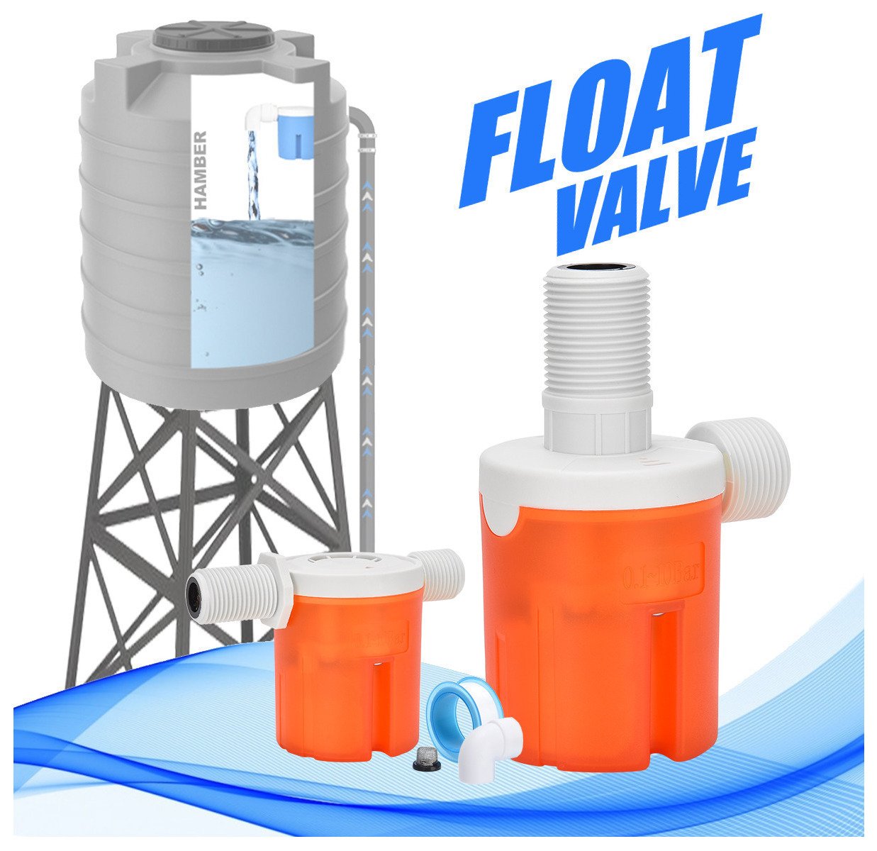 Float Valve Tank 1in