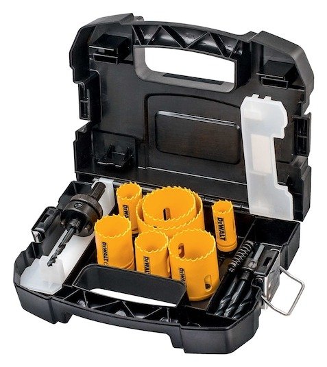 HSS Bi-Metal Electrician Hole Saw Set in Kitbox (11 pc.)