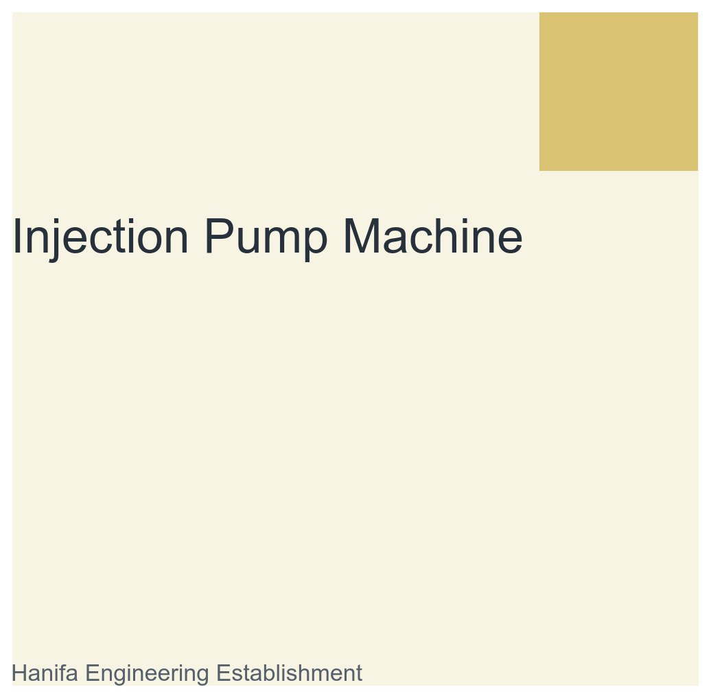 Injection Pump Machine