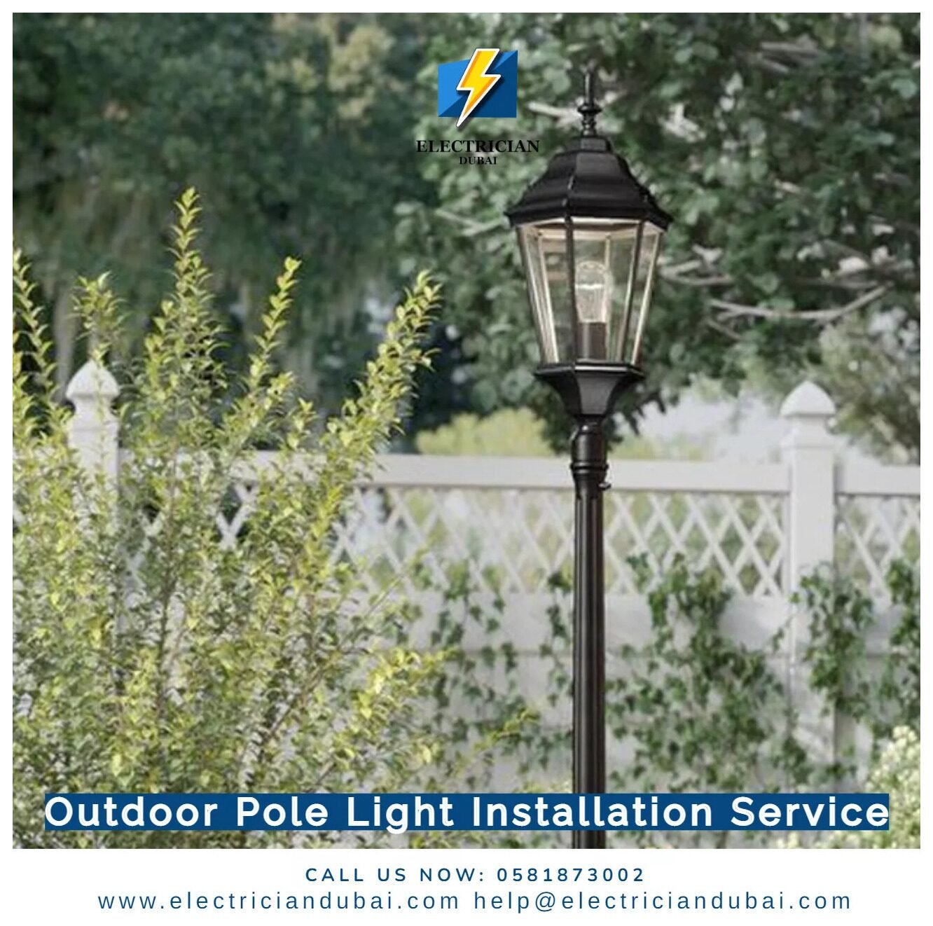 Lighting Pole Garden 5m