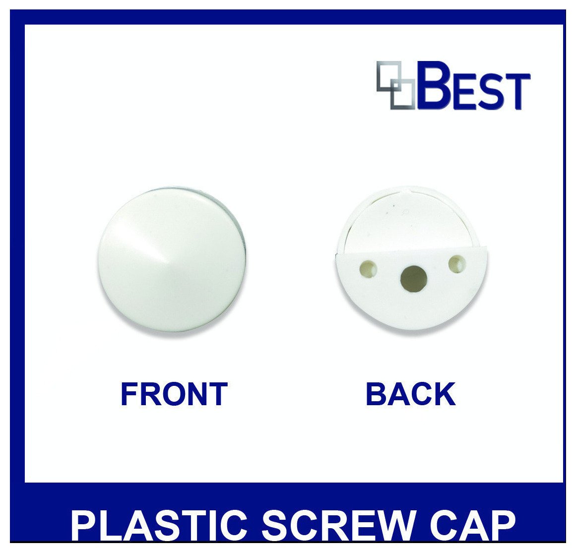 Mirror Screw Cap Plastic