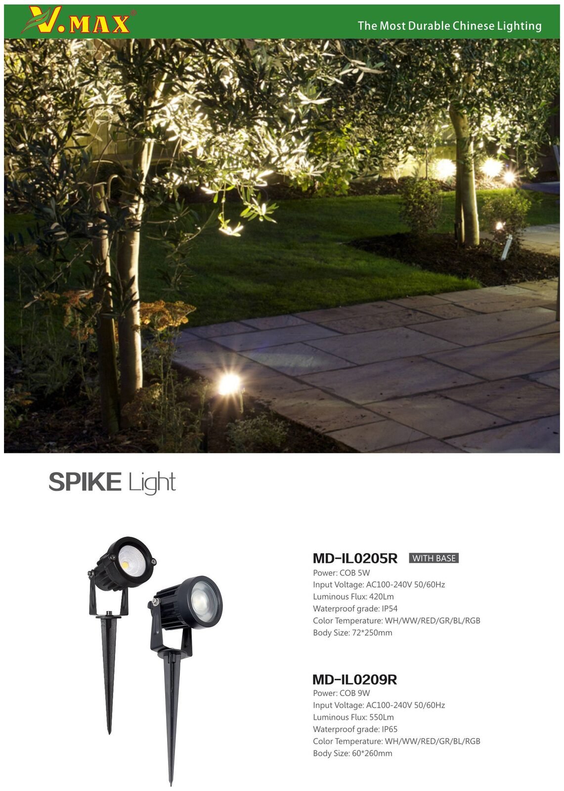 Outdoor Garden Light