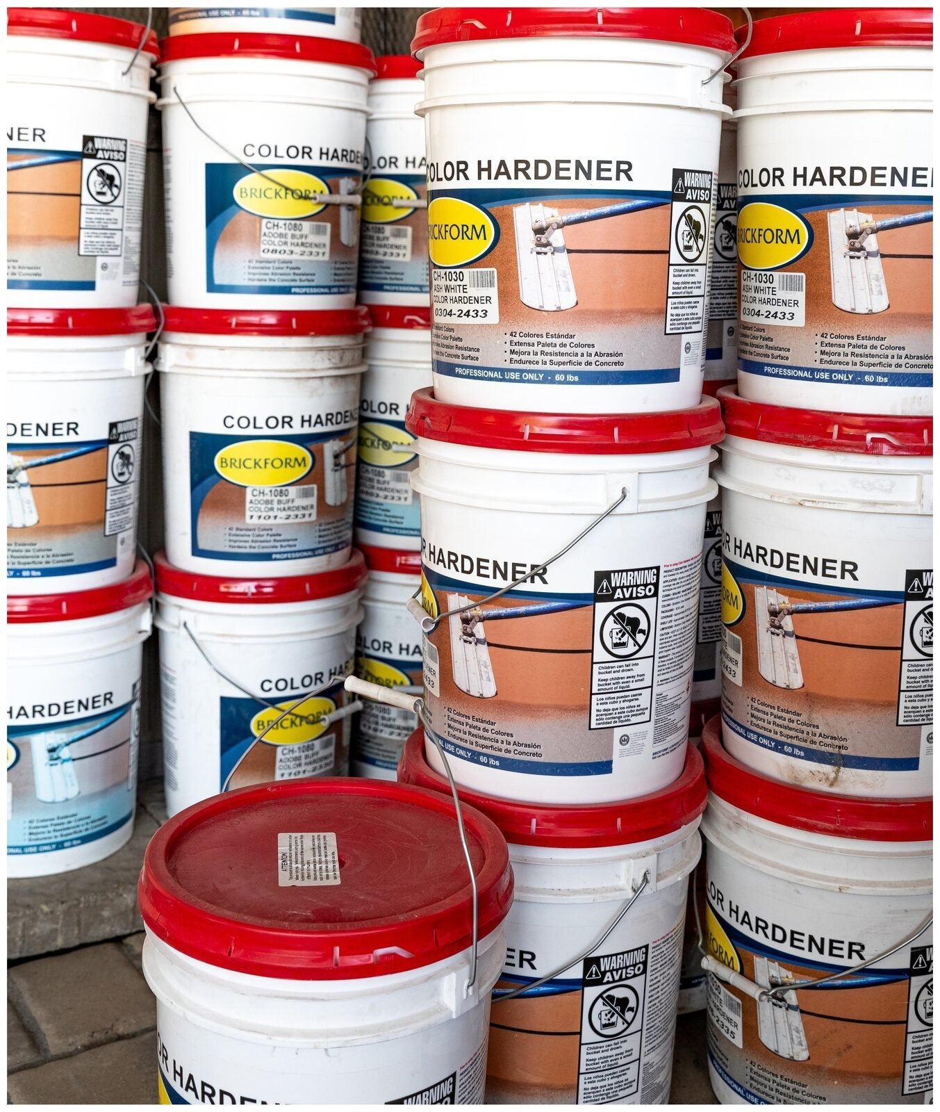 Stamped Concrete Color Hardener